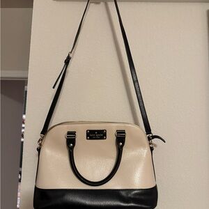 Kate Spade Black and Cream Women's Bag